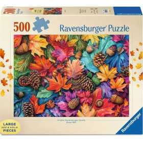 PUZZLE 500 PEZZI ravensburger RICCHEZZE D'AUTUNNO originale JIGSAW autumn riches