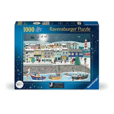 PUZZLE 1000 PEZZI ravensburger COASTAL CHRISTMAS originale NATALE SULLA COSTA softclick