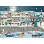 PUZZLE 1000 PEZZI ravensburger COASTAL CHRISTMAS originale NATALE SULLA COSTA softclick
