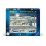 PUZZLE 1000 PEZZI ravensburger COASTAL CHRISTMAS originale NATALE SULLA COSTA softclick