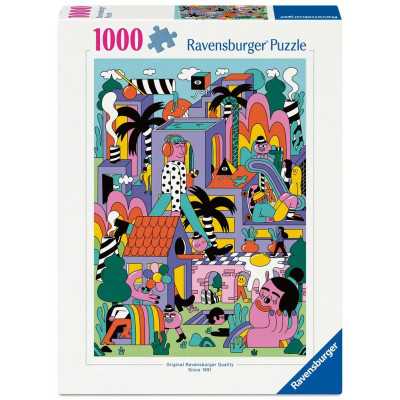 PUZZLE 1000 PEZZI ravensburger DAYDREAM originale SOGNO AD OCCHI APERTI softclick VERTICALE
