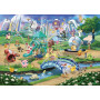 PUZZLE 1000 PEZZI ravensburger POKEMON originale EEVE AND PARK softclick