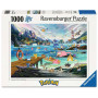 PUZZLE 1000 PEZZI ravensburger POKEMON originale VAPOREON AND TEMPERATE MARINE softclick
