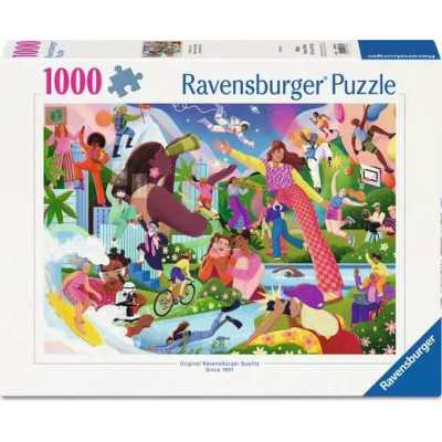 PUZZLE 1000 PEZZI ravensburger POTERE DI LEI originale LANDSCAPE softclick
