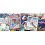 PUZZLE 1000 PEZZI ravensburger VINTAGE SKI POSTER originale PANORAMA softclick