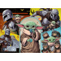 PUZZLE 100 PEZZI XXL ravensburger STAR WARS perfect age fit THE MANDALORIAN AND GROGU età 6+