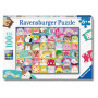 PUZZLE 100 PEZZI XXL ravensburger SQUISHMALLOWS perfect age fit ORIGINAL età 6+