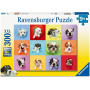 PUZZLE 300 PEZZI XXL ravensburger PUPPY POP OUT perfect age fit ORIGINALE età 9+