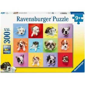 PUZZLE 300 PEZZI XXL ravensburger PUPPY POP OUT perfect age fit ORIGINALE età 9+