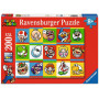 PUZZLE 200 PEZZI XXL ravensburger SUPER MARIO originale NINTENDO età 8+