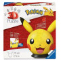 POKEMON HEAD testa PIKACHU in plastica PUZZLE 3D ravensburger SENZA COLLA età 6+