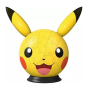 POKEMON HEAD testa PIKACHU in plastica PUZZLE 3D ravensburger SENZA COLLA età 6+