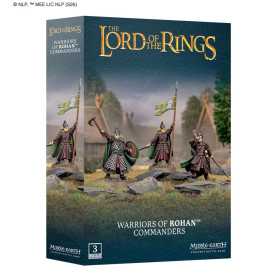 WARRIORS OF ROHAN COMMANDERS the lord of the rings MIDDLE EARTH strategy battle game IL SIGNORE DEGLI ANELLI età 12+
