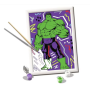 CREART kit artistico INCREDIBILE HULK ravensburger 9 COLORI con cornice QUADRO età 9+