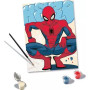 CREART kit artistico SPIDERMAN ravensburger MARVEL con pennello e COLORI età 12+