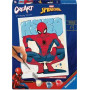 CREART kit artistico SPIDERMAN ravensburger MARVEL con pennello e COLORI età 12+
