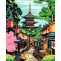 CREART kit artistico JAPAN ravensburger PREMIUM con pennello 2 IN 1 età 12+