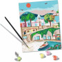 CREART kit artistico GREEK ISLAND ravensburger PREMIUM con pennello 2 IN 1 età 12+