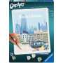 CREART kit artistico BARCELONA ravensburger PREMIUM con pennello 2 IN 1 età 12+