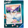 CREART kit artistico CIGNI INNAMORATI ravensburger PREMIUM con pennello 2 IN 1 età 12+