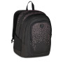 ZAINO TECH seven GLITZYCUTE con strass NERO E ROSA backpack SCUOLA E TEMPO LIBERO