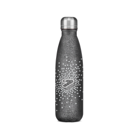 BORRACCIA in acciaio inox DIAMONDS seven NERO bottle CALDO E FREDDO