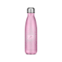 BORRACCIA in acciaio inox DIAMONDS seven ROSA bottle CALDO E FREDDO