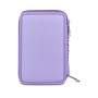 ASTUCCIO 3 ZIP tre cerniere VIOLA seven DIAMONDS triplo scomparto SCUOLA completo STRASS