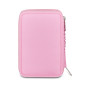 ASTUCCIO 3 ZIP tre cerniere ROSA seven DIAMONDS triplo scomparto SCUOLA completo STRASS