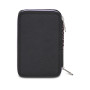 ASTUCCIO 3 ZIP tre cerniere NERO E ROSA seven DIAMONDS triplo scomparto SCUOLA completo STRASS