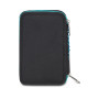 ASTUCCIO 3 ZIP tre cerniere NERO seven DIAMONDS triplo scomparto SCUOLA completo STRASS