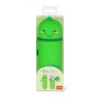 KAWAII 2 in 1 ASTUCCIO in silicone DINO legami TOMBOLINO portapenne con zip VERDE dinosauro