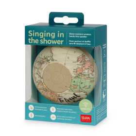 CASSA BLUETOOTH singing in the shower TRAVEL resistente all'acqua CON SPEAKER legami