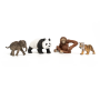 STARTER SET ASIA miniatura in resina WILD LIFE schleich 42736 età 4+
