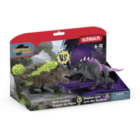 LINCE OMBRA VS SPACCAROCCE rock crusher contro shadow lynx ELDRADOR 70827 SCHLEICH età 6+