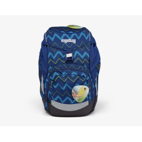 ZAINO scuola ERGOBAG prime FANBEAR ergonomico REGOLABILE single BLU