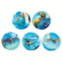 KLETTIES per il tuo zaino DINOSAURI 2026 ergobag DINOSAURS patelle intercambiabili SET DI 5 PEZZI