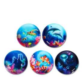 KLETTIES per il tuo zaino FANTASTIC UNDERWORLDS ergobag MONDO SOTT'ACQUA patelle intercambiabili SET DI 5 PEZZI