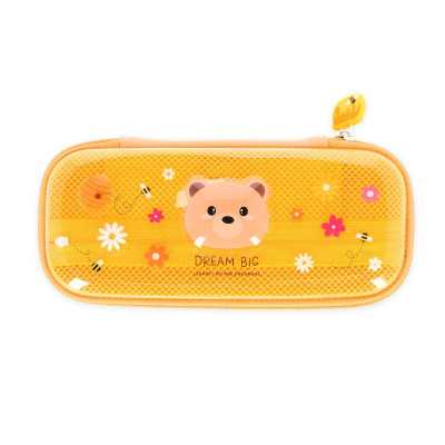 WONDERWOW astuccio TEDDY BEAR portapenne LEGAMI con zip GIALLO orso