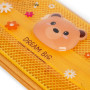WONDERWOW astuccio TEDDY BEAR portapenne LEGAMI con zip GIALLO orso
