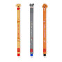 SET DI 3 PENNE CANCELLABILI biro FUR-EVER FRIENDS nera blu e rossa LEGAMI cani