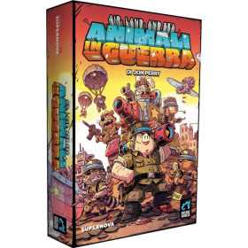 AIR LAND AND SEA gioco per due IN ITALIANO studio supernova ANIMALI IN GUERRA età 10+