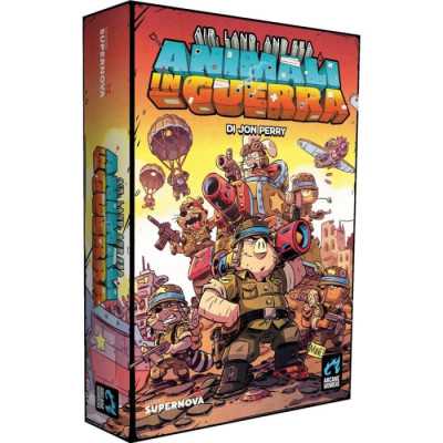 AIR LAND AND SEA gioco per due IN ITALIANO studio supernova ANIMALI IN GUERRA età 10+