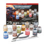 PAINTS + TOOLS set di pittura COLORI + ATTREZZI warhammer 40k IN ITALIANO età 12+