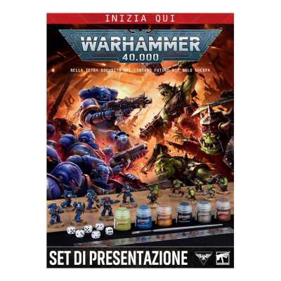 SET DI PRESENTAZIONE completo WARHAMMER 40K games workshop IN ITALIANO età 12+