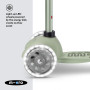 MINI2GROW DELUXE monopattino LED multifunzione MICRO scooter VERDE SALVIA età 1+