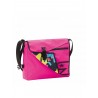 TRACOLLA Seven THE DOUBLE cartella CAMOUFLAGE scuola FUXIA FLUO back pack REVERSIBILE camo