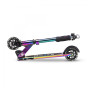 MONOPATTINO micro SPRITE LED originale NEOCHROME con ruote luminose IN ALLUMINIO