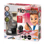 MICROSCOPE microscopio SET DI 30 ESPERIMENTI kit scientifico BUKI zoom fino a 1200X età 8+