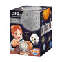 LUNA da scavare DIG A PLANET moon BUKI kit scientifico CON 6 PIETRE età 8+
